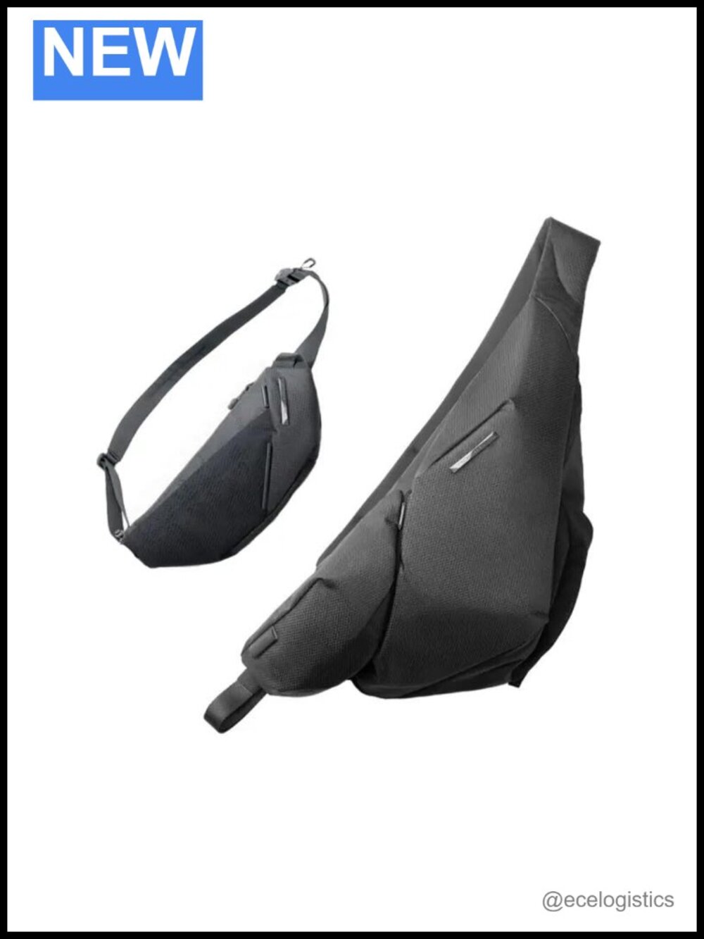 Modular Sling Bag Crossbody Chest Pack 5.5L Water Resistant YKK Zippers
